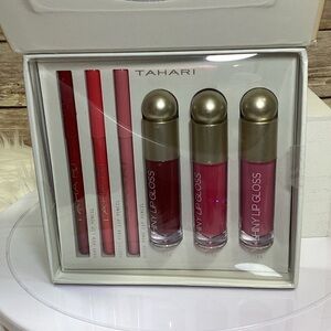 Tahari Lip Gloss & Lip Pencil Gift Set